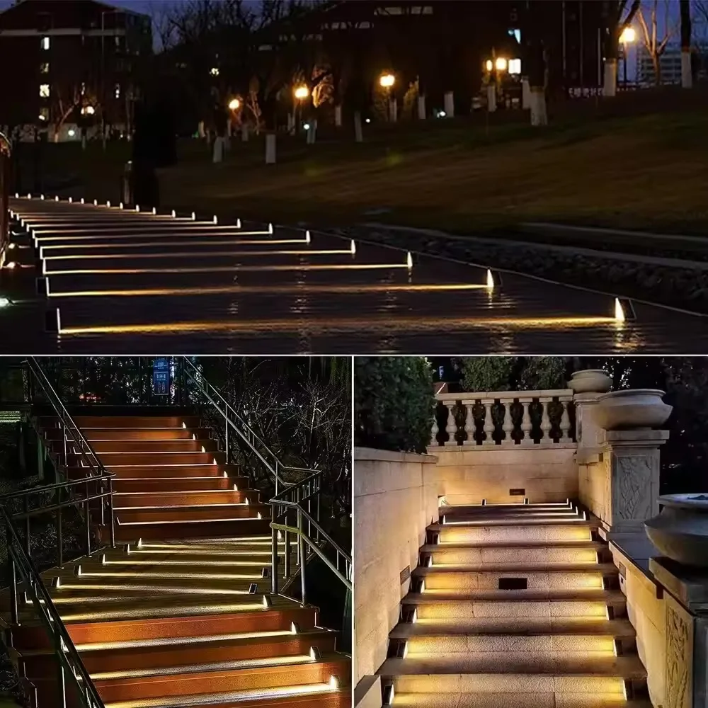 Imagem -06 - Impermeável Solar Powered Stair Light Led Triângulo Deck Light Step Light para o Pátio Exterior do Jardim e Varanda Ip67 Pcs