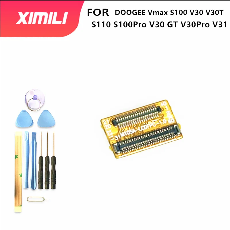 Для DOOGEE V max S100 V30 v30T S110 S100Pro V30 GT V30Pro V31 Адаптер экрана дисплея Гибкий кабель Ремонт Сменные аксессуары