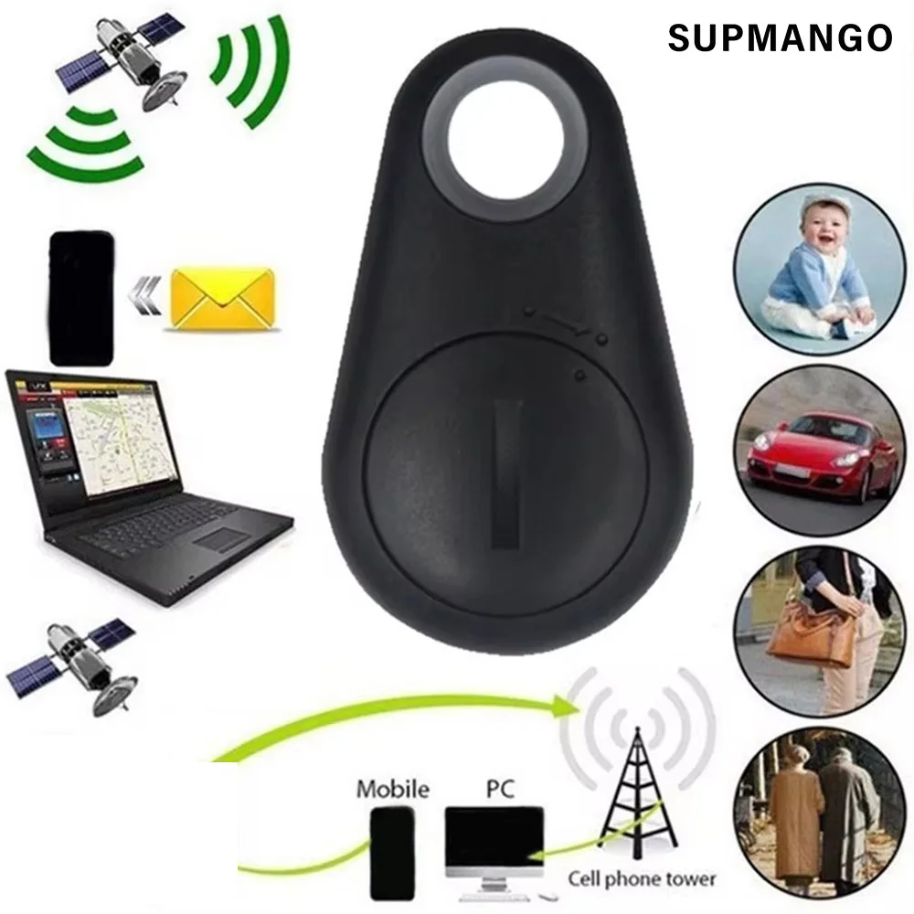 Mini Fashion Smart Dog Pets BT 4.0  Tracker Anti-lost Alarm Tag Wireless Child Bag Wallet Key Finder Locator