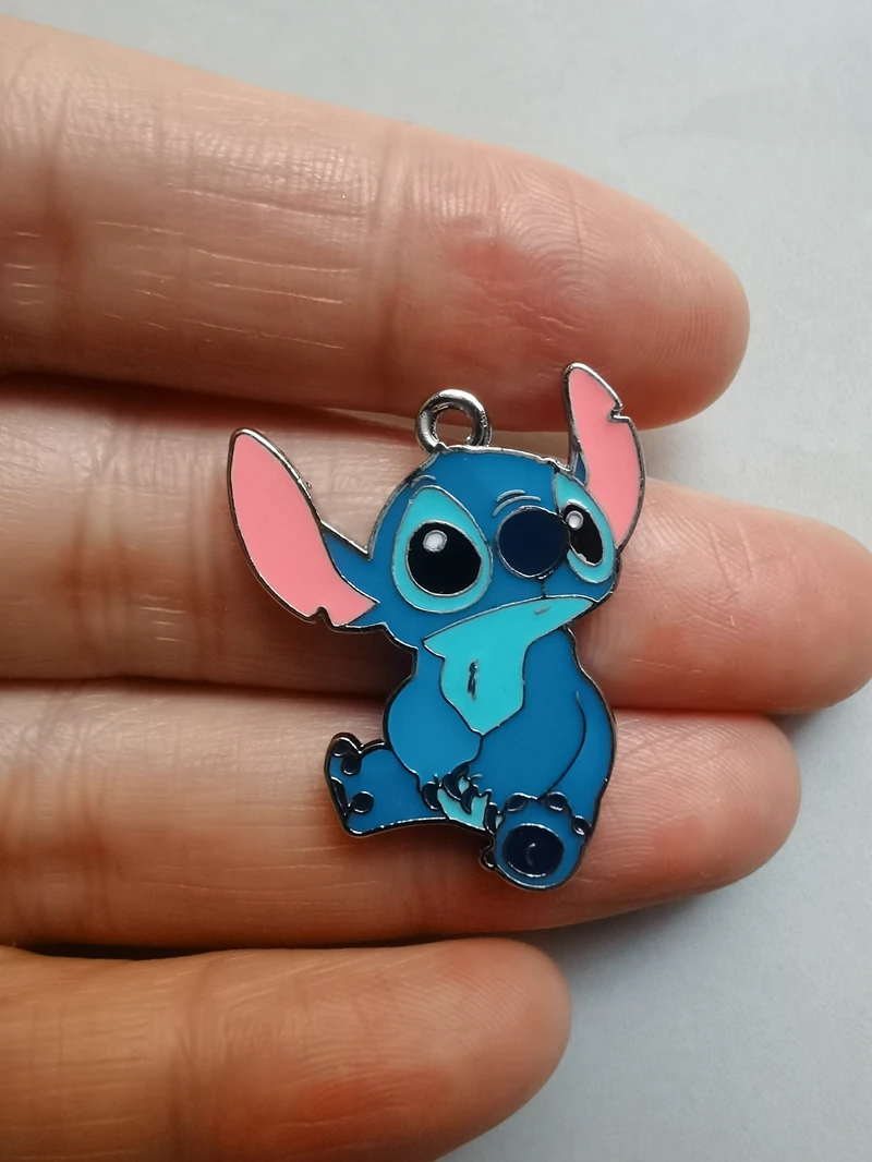 

10pcs Cartoon Charm Jewelry Making Enamel Pendant DIY Earring Necklace Bracelet Accessories Alloy