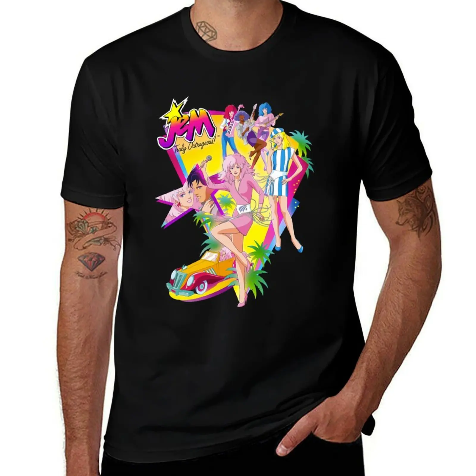 

Jem and the holograms T-Shirt t shirts for man cotton man t shirt graphic T-Shirt