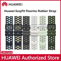 Original Huawei EasyFit Fluorine Rubber Band Sports Watch Strap for WATCH GT Series Smart Wearable Watch Strap 22mm