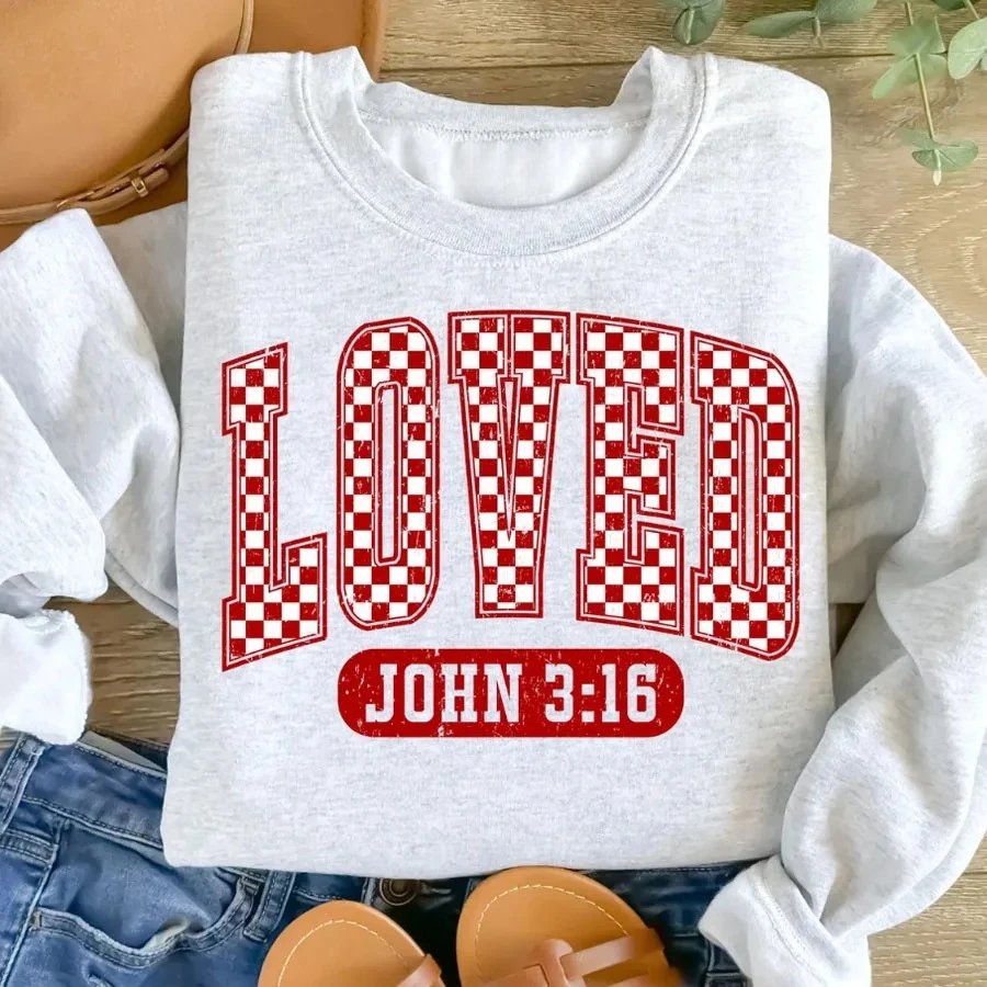 

Христианские футболки ко Дню святого Валентина с надписью «Любовь», женская одежда, модная летняя уличная одежда, футболки с графикой, индивидуальные