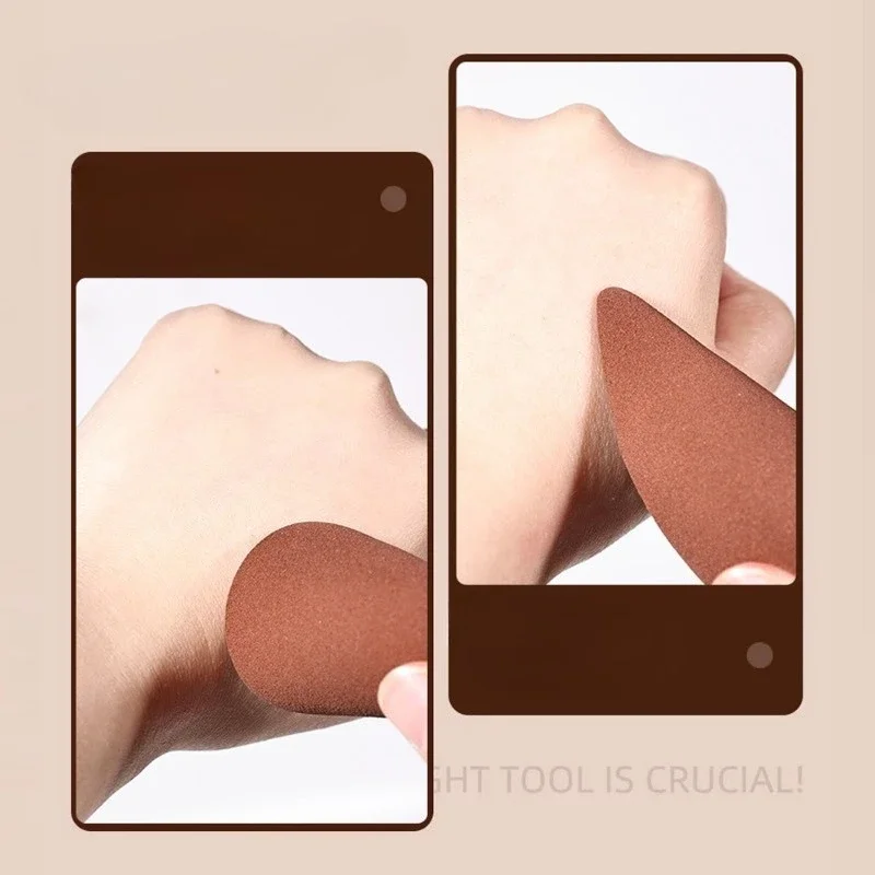 1 STKS Vingertop Make-Up Spons Droog En Nat Gebruik Foundation Concealer Cosmetische Ei Vrouwen Precisie Make-Up Spons Rookwolken Beauty Tools