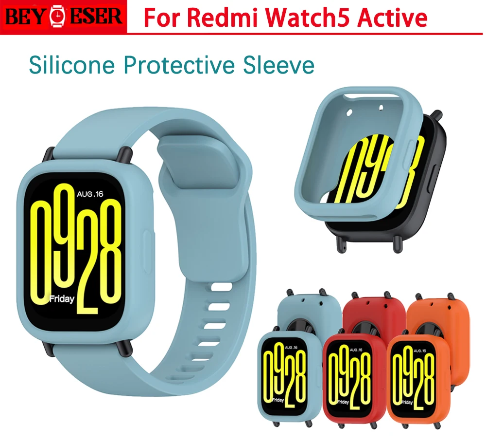 Silicone Tpu Case For Redmi Watch5 Active Smart Protective Cover Soft TPU Screen Protector Case Replacemen Accessories
