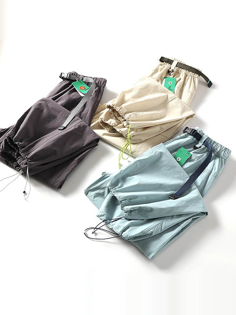 

3D стерео плиссированные повседневные брюки с эластичной резинкой на талии, широкие брюки для отдыха, весна-лето, модные длинные брюки