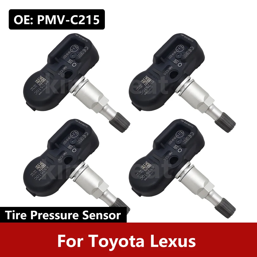 

4PCS/Lot For Toyota Lexus 433MHZ Car TPMS Tire Pressure Monitor System Sensor 42607-48020 PMV-C215 ﻿