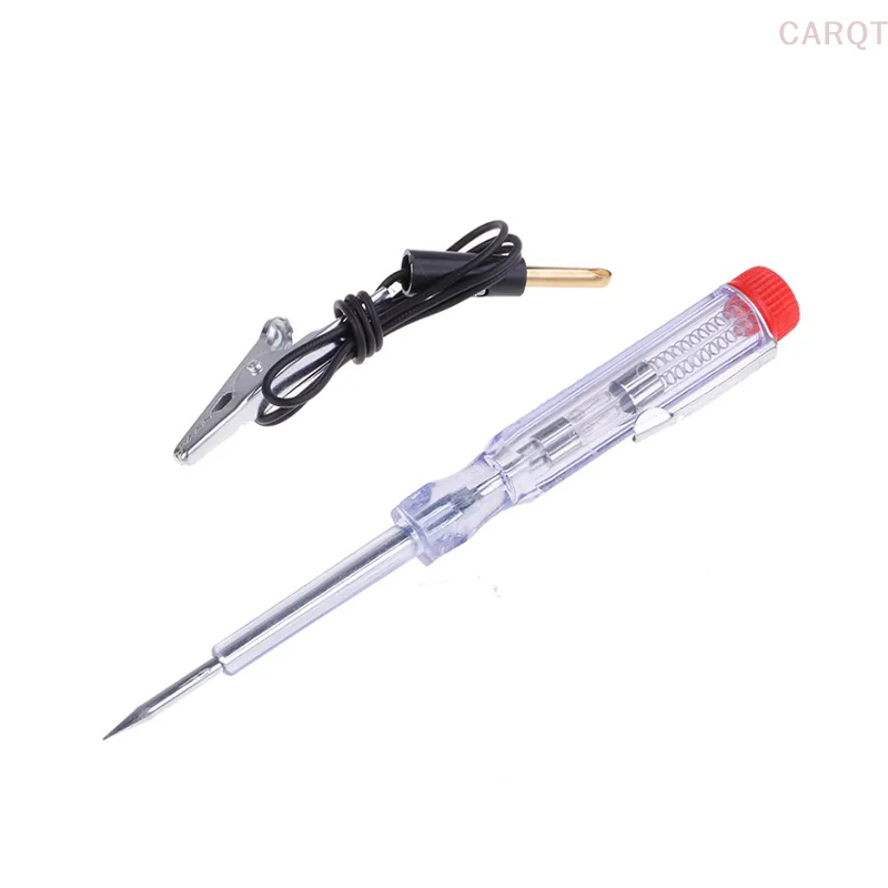 

Автомобильная система тестирования цепи напряжения 6-24 В, Длинный зонд, проверка непрерывности, стандартная ручка как пластиковая + углеродистая стальная электрическая тестовая ручка