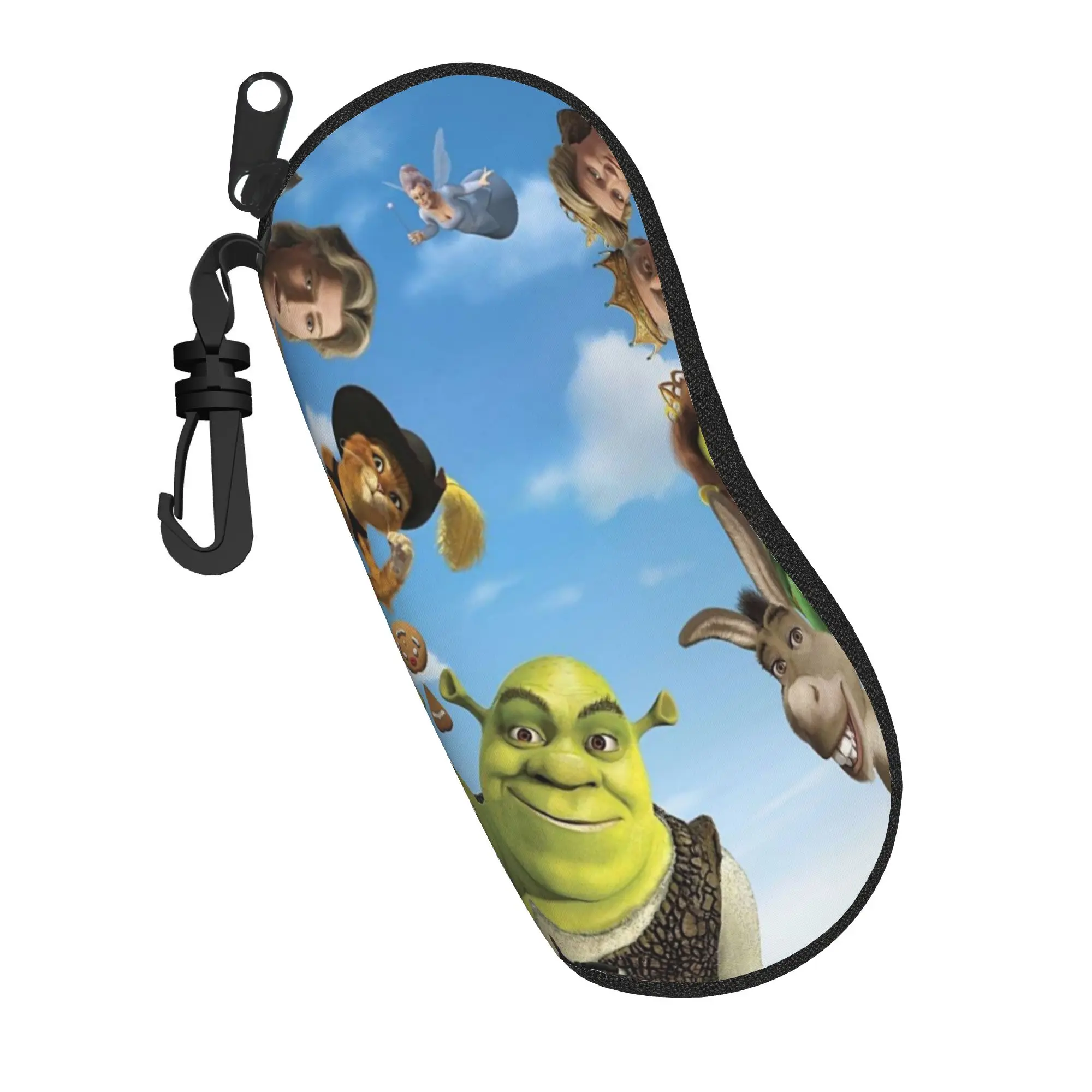 Harajuku Cartoon Glasses Case Funny Shreks Meme Accessories  Accessories  Reading Storage Box Ins Style Eye Contacts Case