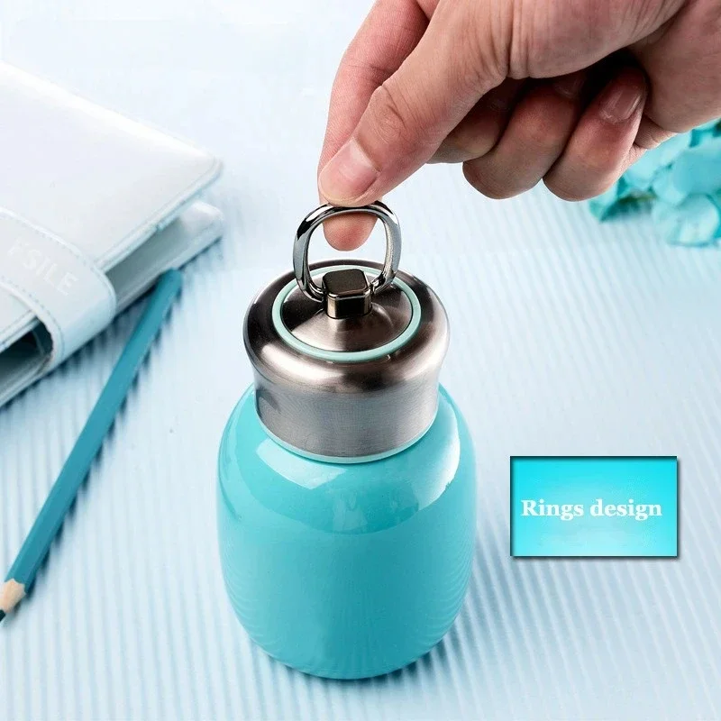 LMHBJY 200ML/280ML Mini Cute Coffee Mug Vacuum Flasks Thermos Stainless Steel Travel Drink Water Bottle Thermoses Cup