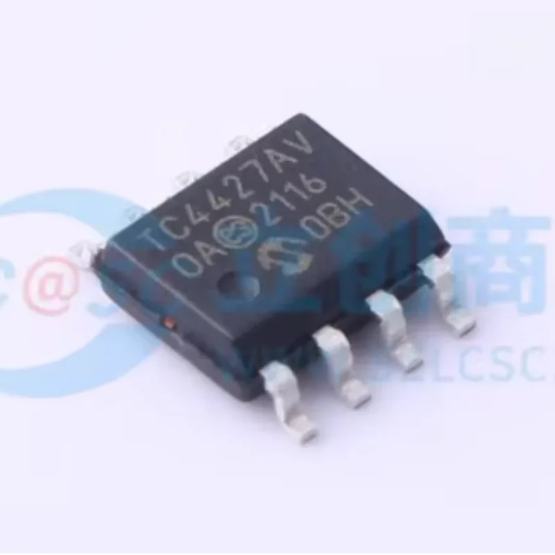 10PCS TC4427AVOA713 2-Channel Gate Driver 1.5A Peak SOIC8 Low-Side MOSFET IGBT Controller