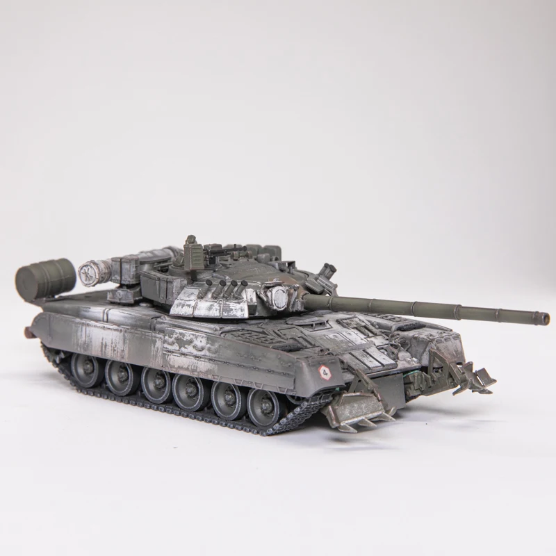 

Масштаб 1:72, русский основной боевой танк T80U, имитация пластикового гусеничного танка, модель статического дисплея, игрушка в подарок, сувенирное украшение
