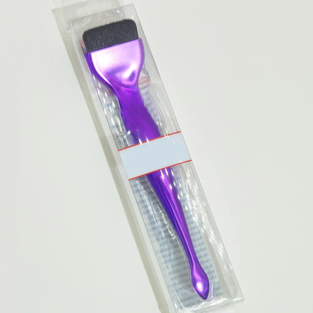 

Foundation Brush Ultrathin Flat Head For Liquid Powder Cream Seamless Blend Portable Small Blush Applicator Plastic