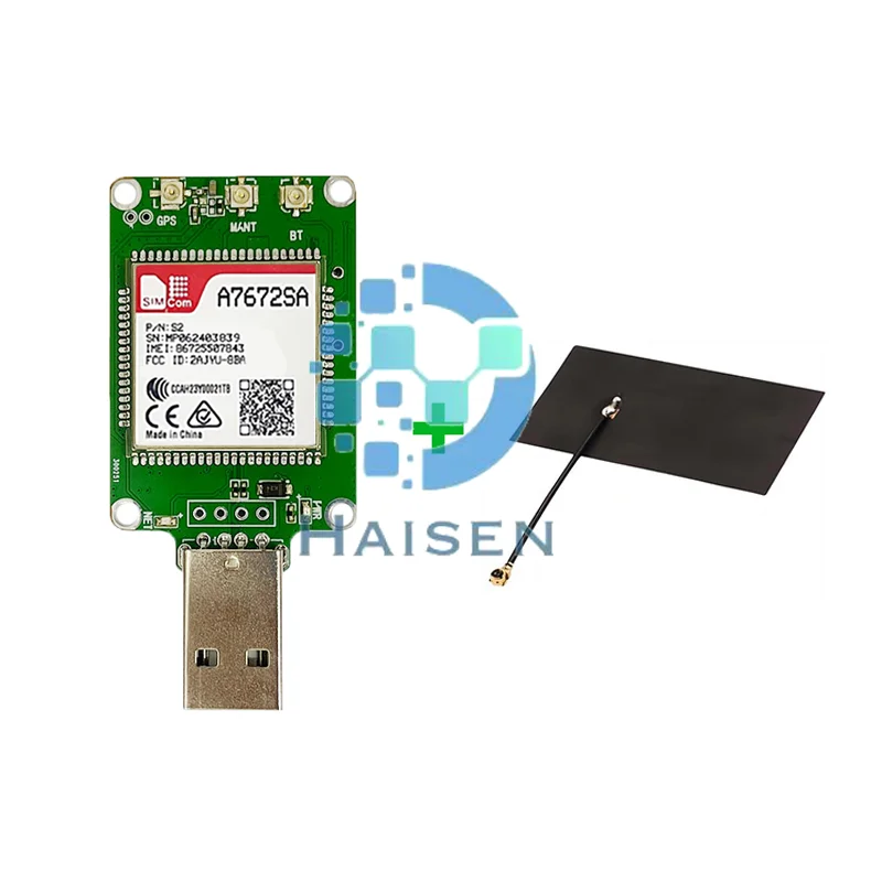 HAISEN SIMCOM A7672SA USB Dongle A7672SA-Dongle A7672SA Core Board LTE CAT1+2G+GPS A7672