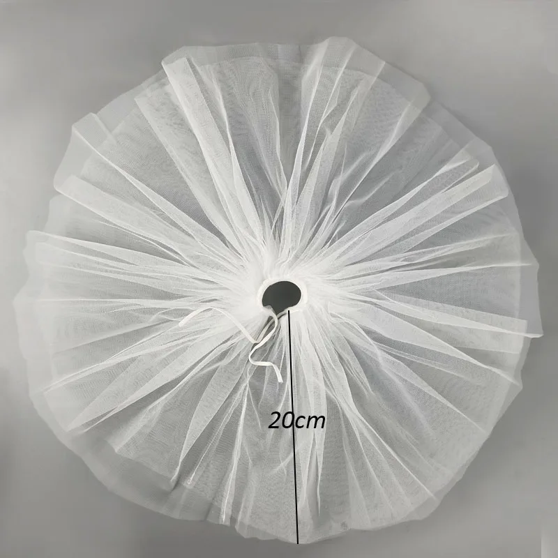 White Slip For Barbie Doll Petticoat Wedding Dress Underskirt Clothes Outfits 1/6 BJD Dollhouse Accessories Baby DIY Toy