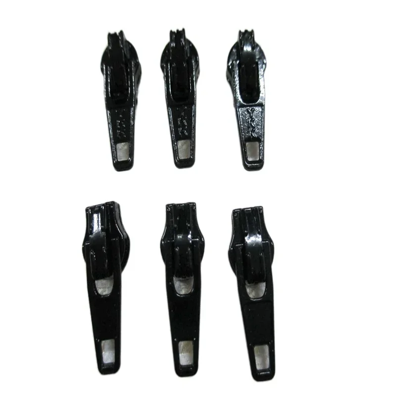 

50pcs/Lot Auto Lock 3# YKK Nylon Coil Zipper Slider Head Pull Pants Collar Skirt Pocket Bag Instant Repair Fix Sewing Accessory