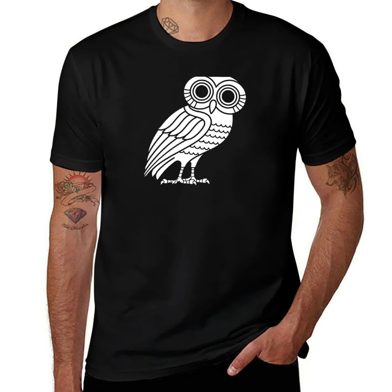 

Athenian Owl #1 T-Shirt anime t shirts for man man t shirts cotton t shirt man casual T-shirt