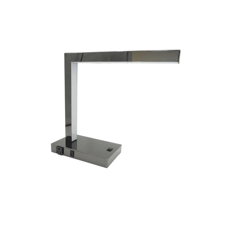 Mesas de base garantem casa, hospitalidade, hotel, lâmpada ideal, led, moderna, lâmpada de mesa com usb e tomada de energia