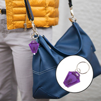 5pcs Keychain Uv Light Mini Currency Portable Money Identify Light Uv Flashlight For Authenticator Tool Safe Box