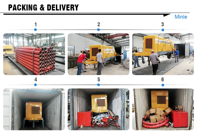 YG Customized Factory-Different Models Small Diesel Concrete Pump Portable Stationary Civil Engineering Construction New Conditi