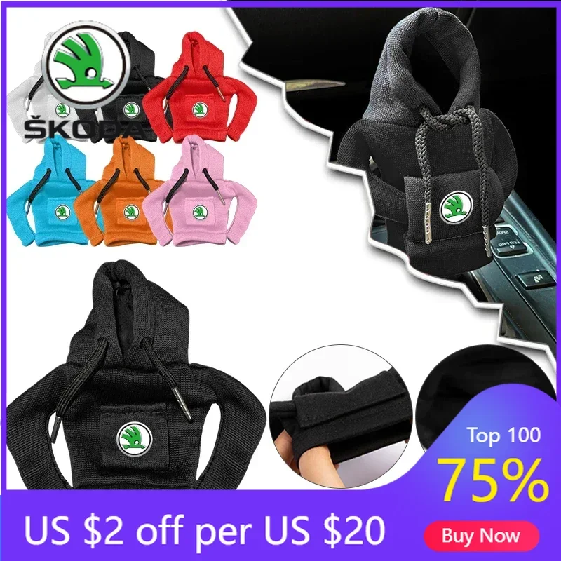 

Наклейка на автомобиль 2025, новая, 1 шт., чехол-накладка на рычаг КПП для Skoda Octavia, Fabia, Kamiq, Kapoq, Kodiaq