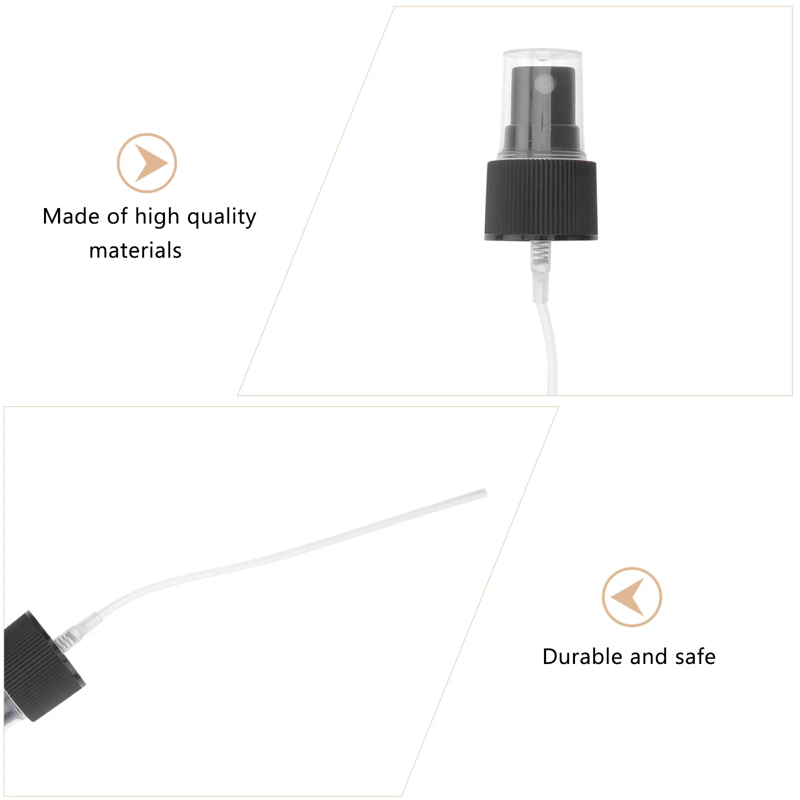 20 個 24 ミリメートルボトルノズル空ポンプアクセサリースプレー香水噴霧器