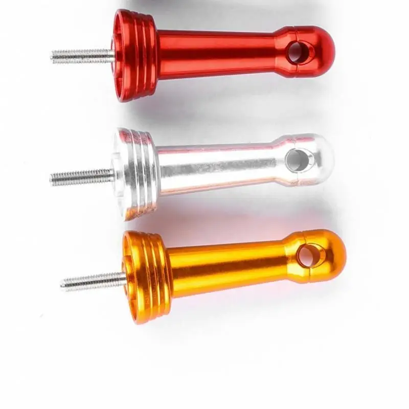 New Fishing Wheel Balance Rod Universal Aluminum Fishing Reel Balancers Insertion In/Screw In Stand With Gasket Rubber Rings view 5