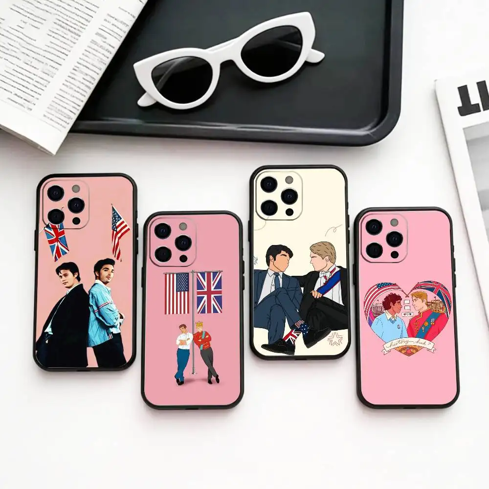 

Red W-White and royal blue Phone Case Silicone Soft For IPhone 17 16 15 14 13 12 11 X XR Plus Pro Max Plus