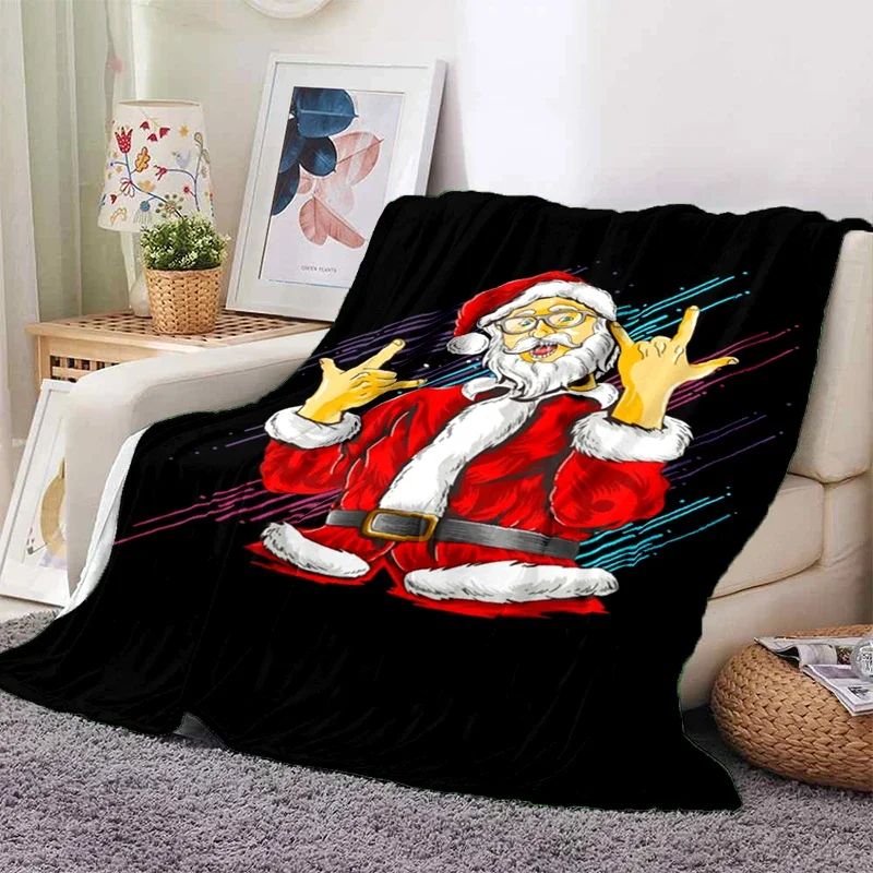 

Modern Flannel Blanket Cover Gedruckt Bettdecke Geschenk Christmas Gift Soft Plush Sofa Bed Throwing Cartoon Picnic Blankets