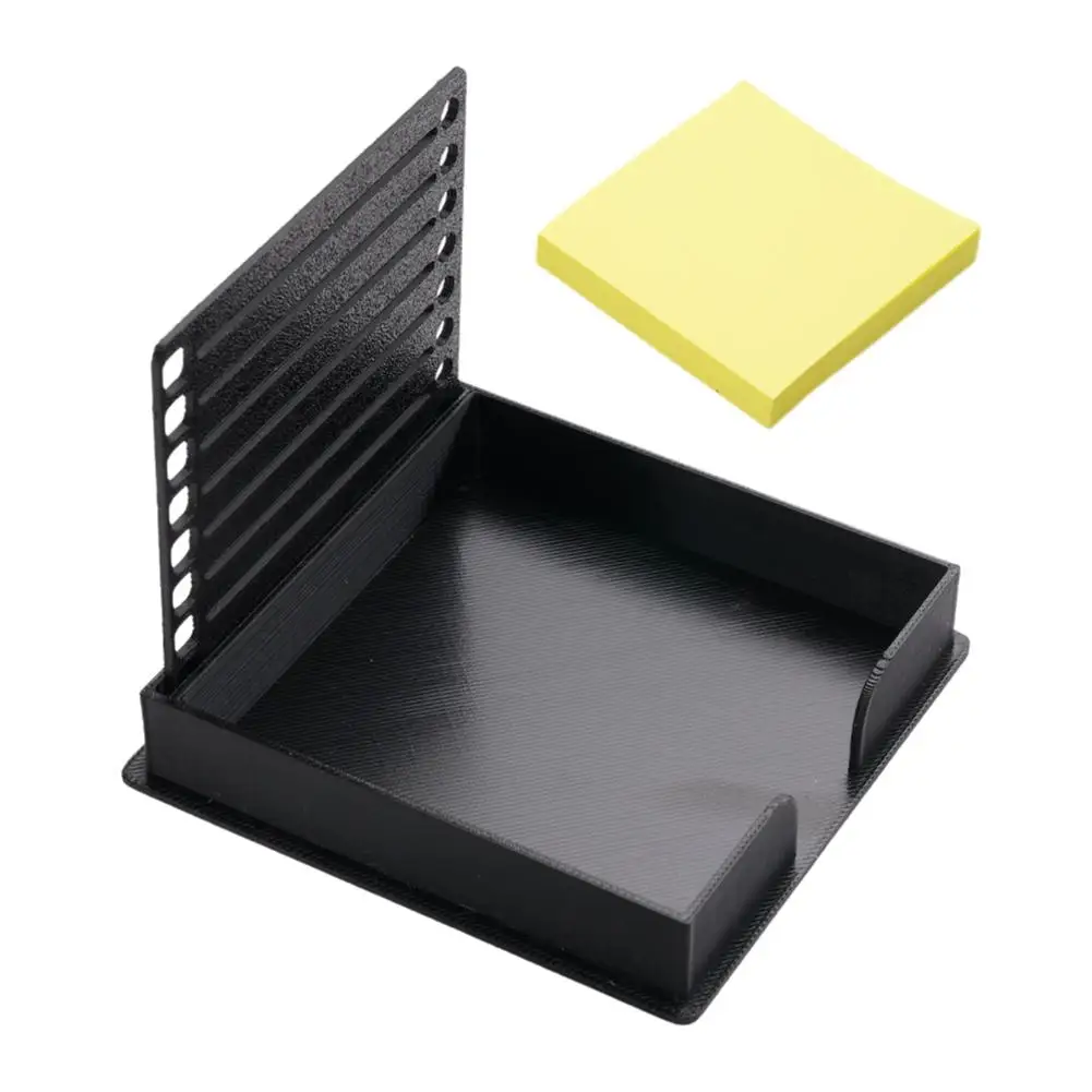 Sticky Note Dispenser Holder Home Desktop Sticky Note Holder With Stencil Daily Planner To-do List Holder For Students Teac W6g8