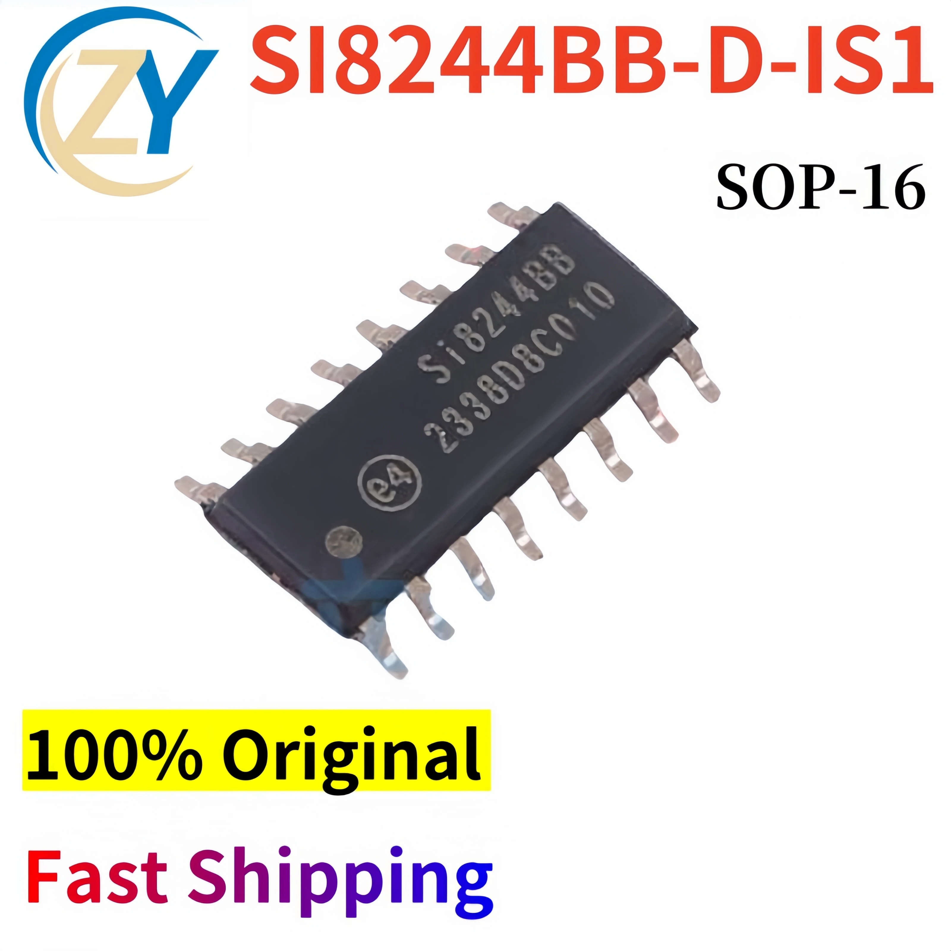 (2pcs) SI8244BB SI8244 Audio Amplifiers SI8244BB-D-IS1 SOIC-16 4.5V-5.5V 100% Original & In Stock