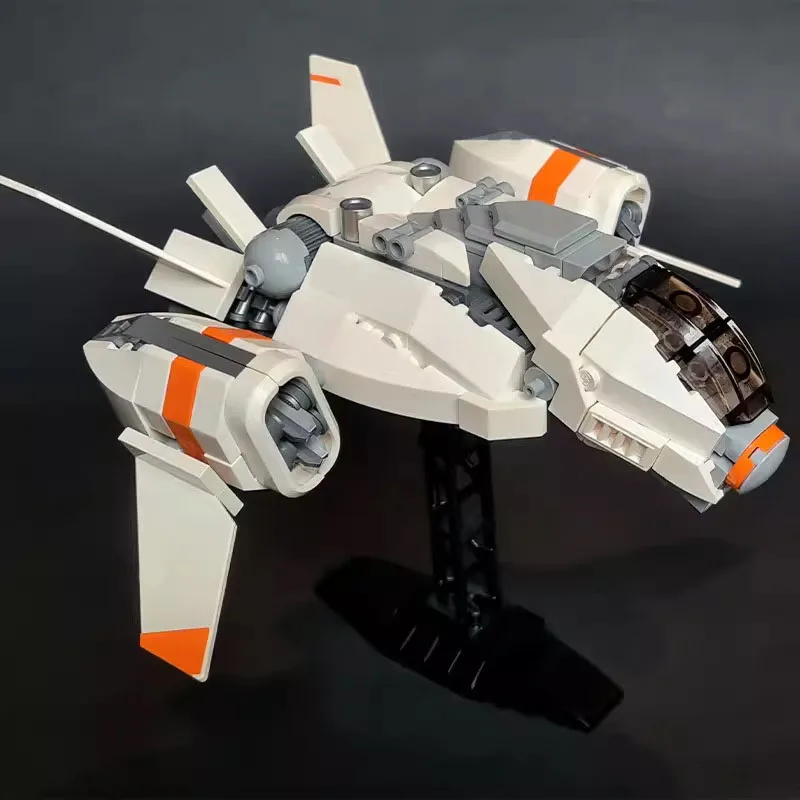 New MOC-136362 Space Cargo Ship Compatible with Assembly of Building Block Toys 334PCS Children Birthday and Christmas Toy Gifts