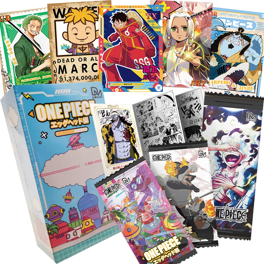 One Piece Creative Collection Cards Anime Q-version Characters Fun and Unique Special-shaped Magnetic Attraction Cards Toy Gift
