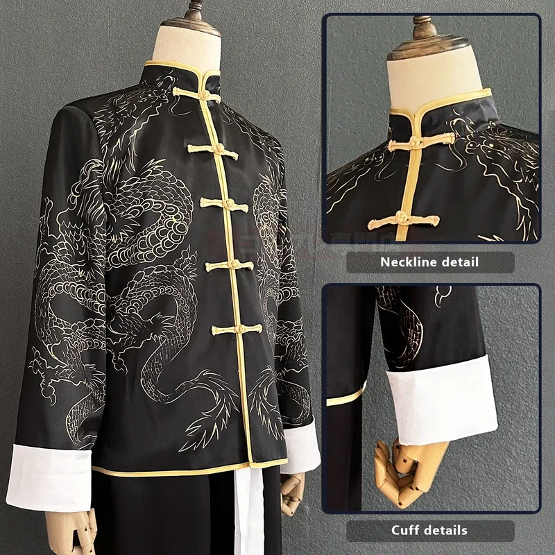 FC6HOLOUN Mob 100 Anime Reigen Arataka Cosplay China Costume Kung Fu Tang Suit Outfit Stage Uniform Gift Halloween Christma@FC8!