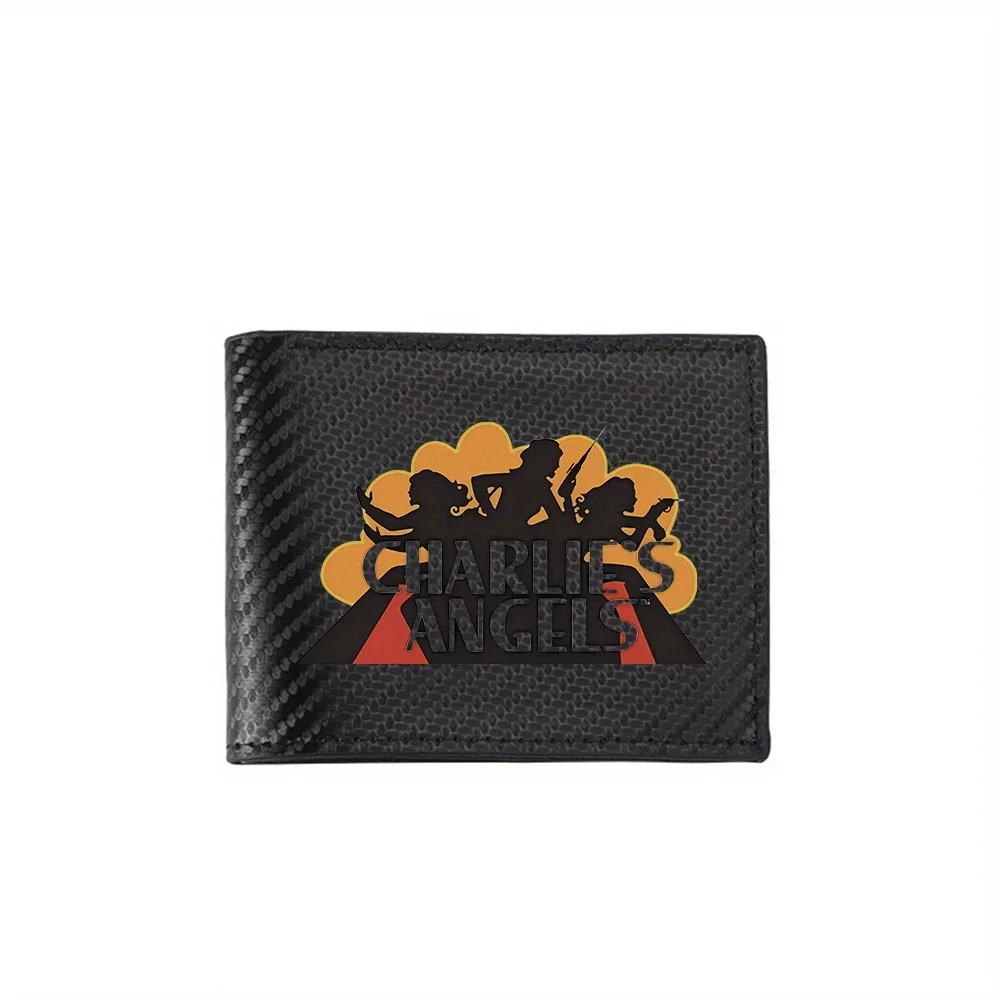 Angels with weapons,action figure design Men's Wallets Simple Business Modern Stylish Printing Design Gifts For Father Boyfriend