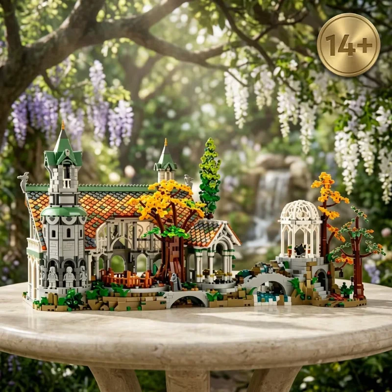 Hot Sales Classic Model 6167pcs The Street View Building Blocks Model Home Decor Bricks Birthday Holiday Gifts