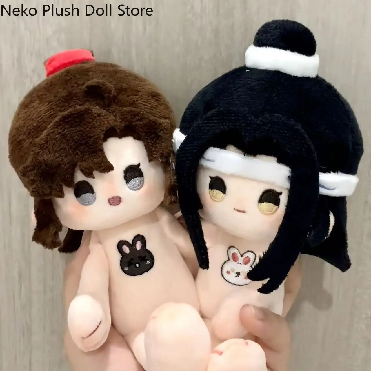 

Game Mo Dao Zu Shi wei wu xian lan wang ji Cosplay Game Anime Plush Doll Body Dress Up Clothes Plushies Stuffed Toys 15cm