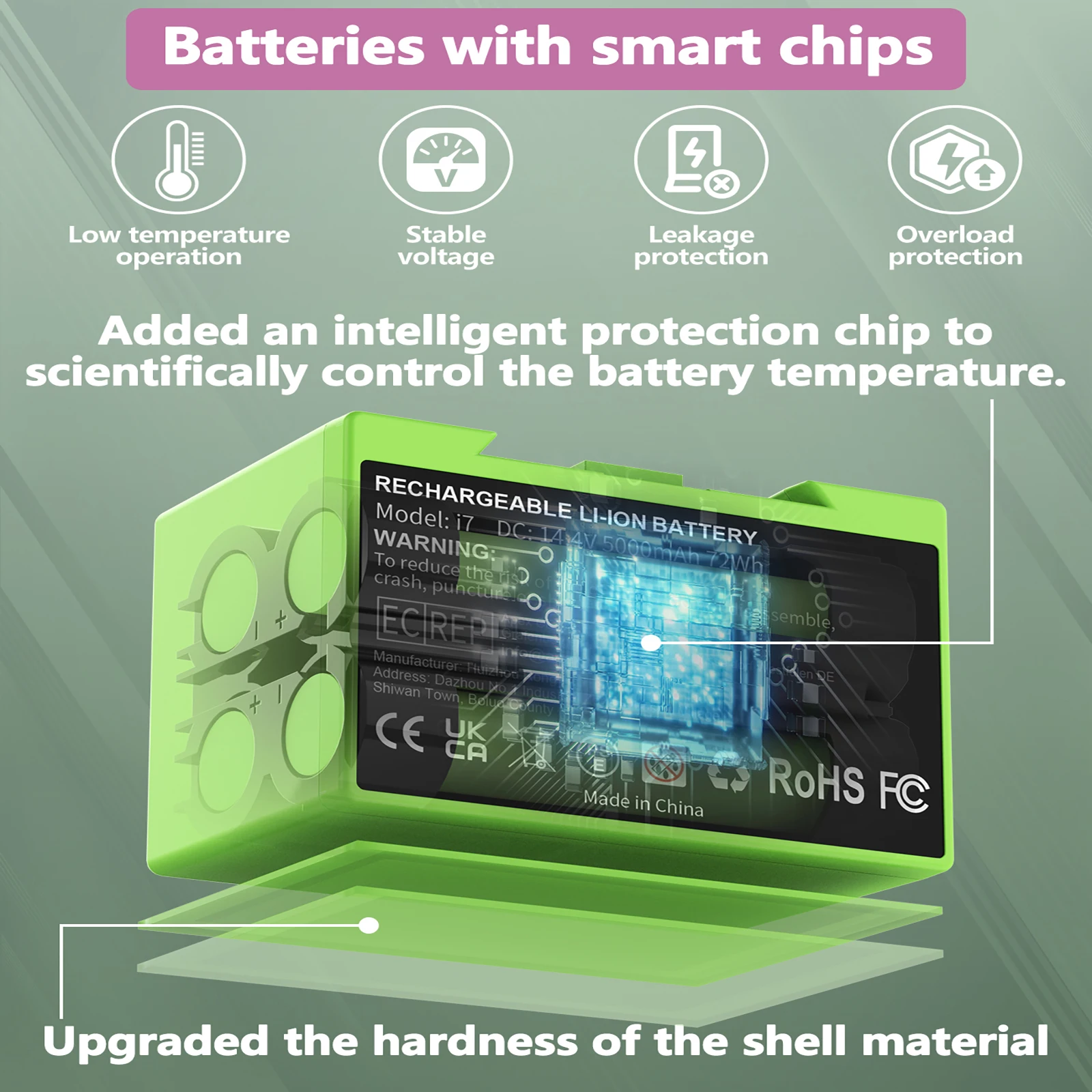 ل اي روبوت رومبا i7 بطارية قابلة للشحن 14.4 فولت 5000 مللي أمبير ل i3 i4 i5 i6 i7 i8 J7 E5 سلسلة مكنسة كهربائية استبدال البطارية