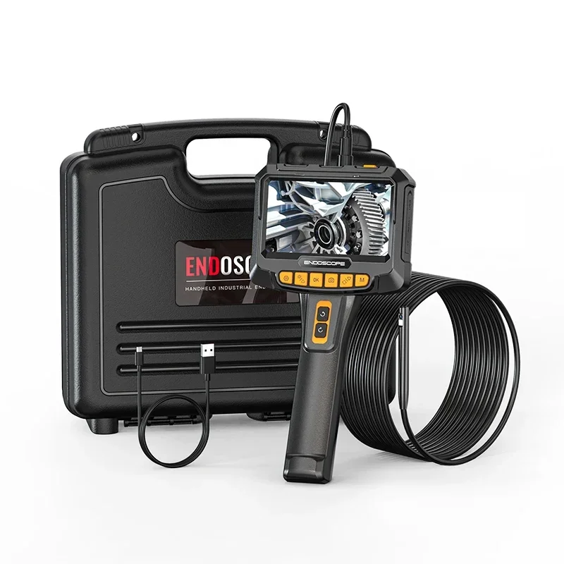 8.5mm 360degree Camera G10pro Split Screen 1M Hard Cable Dual Lens IP67 5inch IPS Industrial Borescope