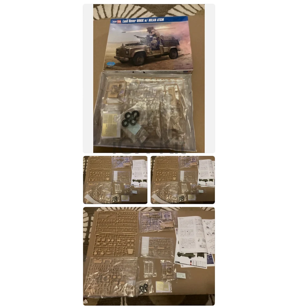 1/35 Scale  British  XD Wolf  WMIK w/MILAN ATGM Vehicle Plastic Model Building Kit Hobbyboss 82447