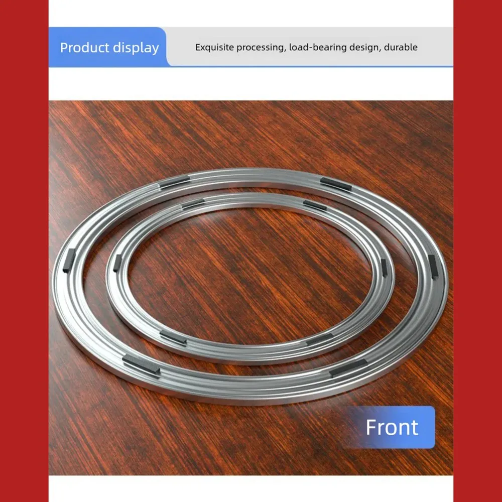 4/6/8/10/12/14/16 Inches Aluminum Ball Bearing Turntable Bearings Swivel Plate Smooth Swivel Plate Rotating Table Rotating Round