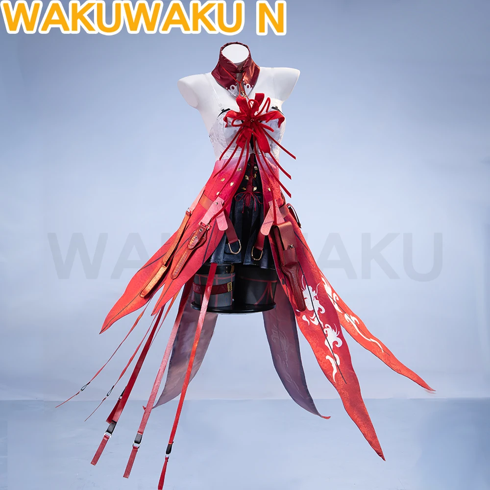 

Phrolova Cosplay Game Wuthering Waves XS-3XL WakuWaku-N Women Sexy Costume Red Dress Christmas Phrolova Cosplay Plus Size