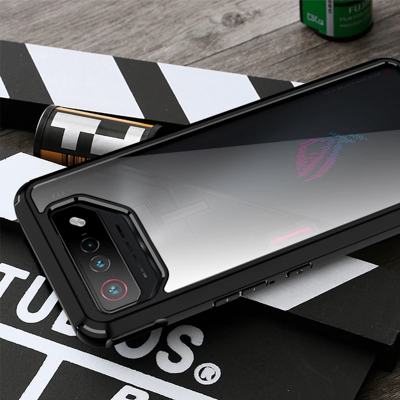 

Противоскользящий противоударный защитный прозрачный мягкий тонкий чехол для телефона Asus Rog 8 7 Pro 6 6D ROG Phone 6, чехол