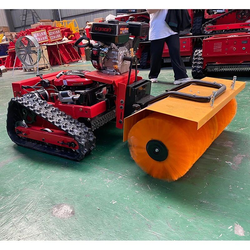 Upgraded remote-controlled lawn mower, garden oil lawn mower robot