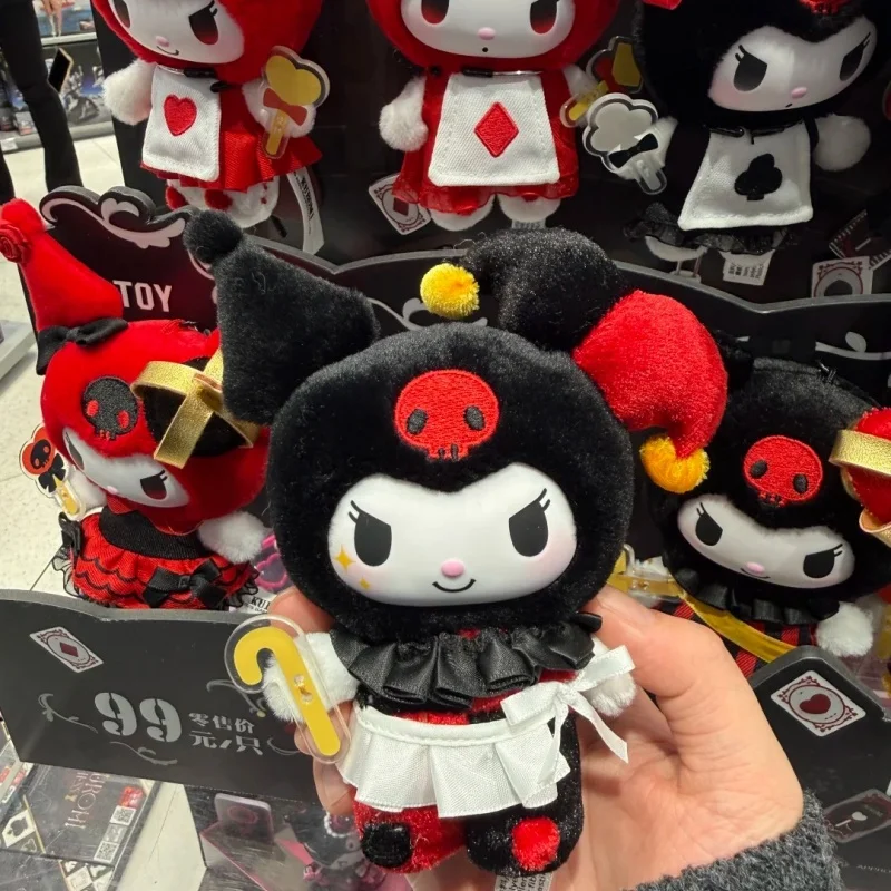 オリジナル-クロミ-ポーカーキングダムシリーズ-ぬいぐるみペンダント-ブラインドボックス-カワイイ-ミステリーボックス-キュートガール-サプライズ-誕生日プレゼント