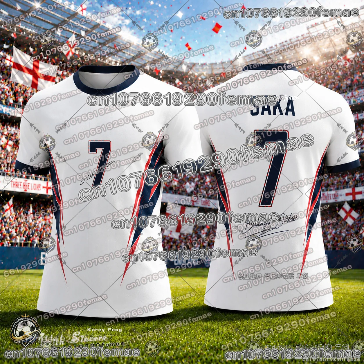 Summer Special Limited England Football Shirt 2026 Kids Adults Men Women Comfortable Breathable Quick Dry Sports Jersey Top