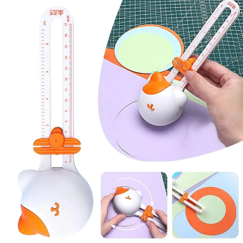 Cute Kitty Photo Circular Paper Cutter, DIY Crafts, Round Cutting Tool, Foto Supplies, 360 ° Rotary Circle