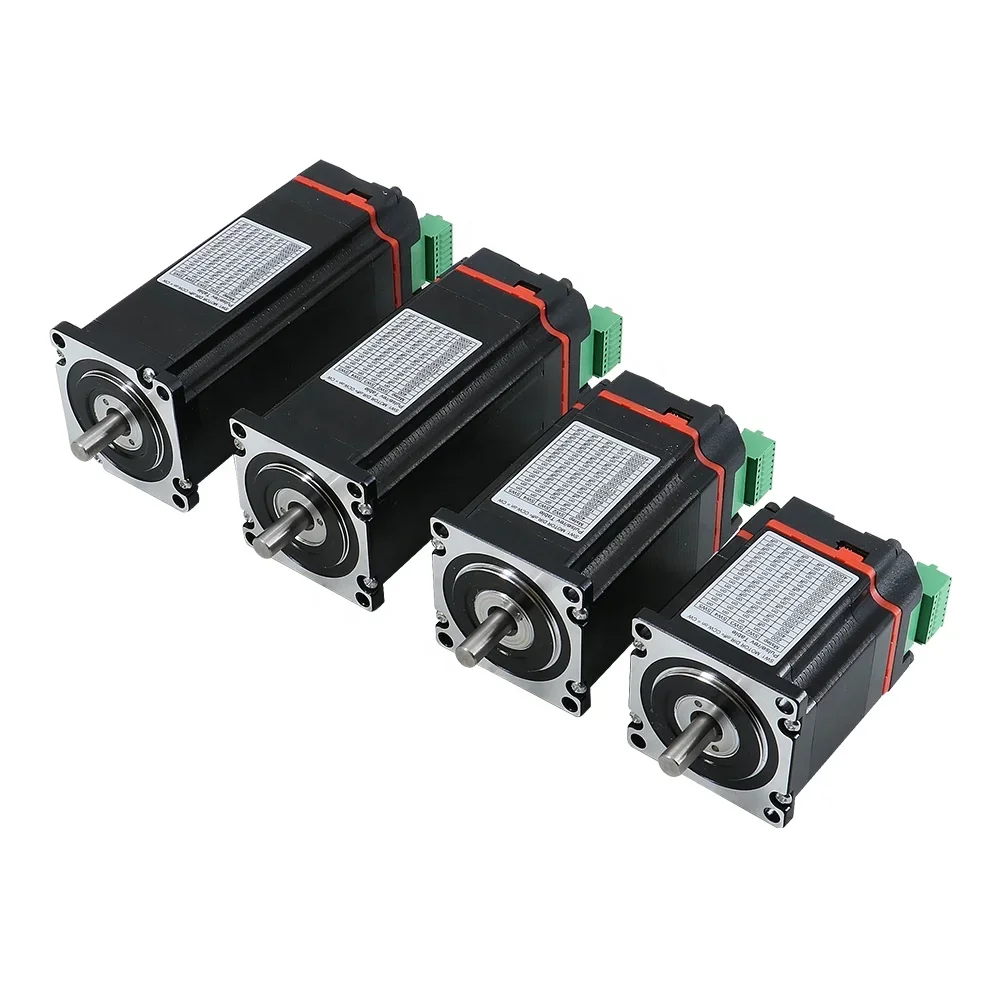 HLTNC Closed Loop 1.8degree 2phase NEMA 23 57mm 24V 3A 3N.m Electric  DC Hybrid Integrated All-in-one Machine for Cnc