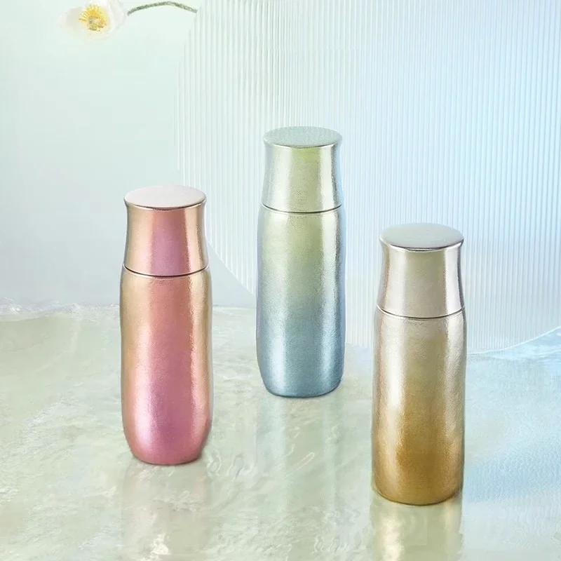 Pure titanium thermos cup teacup scented tea fruit  high-grade t ea separation cup 285ml