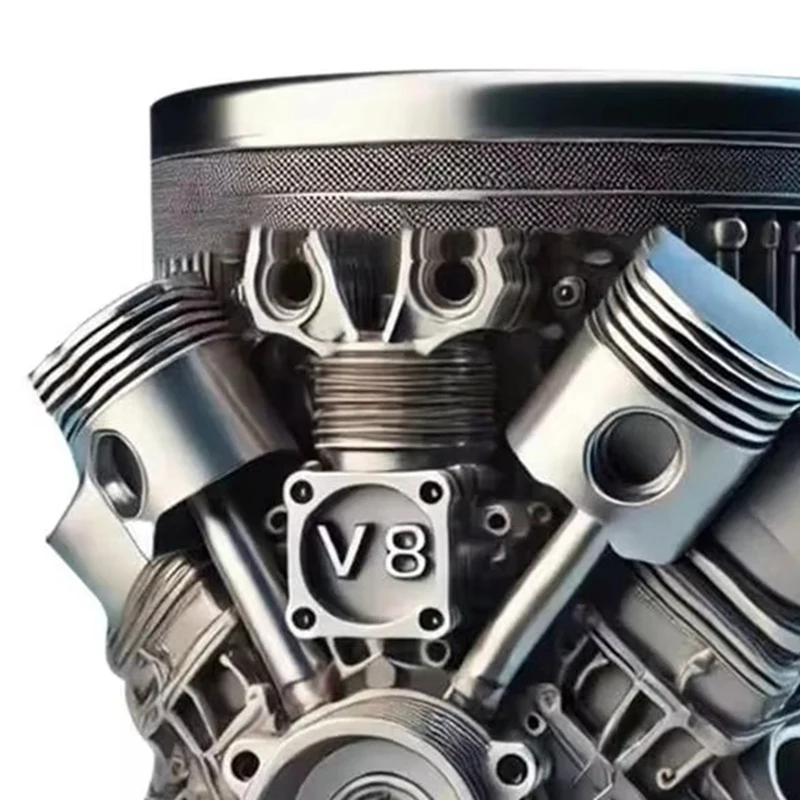 

Кофейная кружка V8 Engines из нержавеющей стали, забавная дизайнерская кружка двигателя автомобиля, кофейная чашка, коктейльная кружка, чайная чашка для любителей автомобилей2pc-A27R